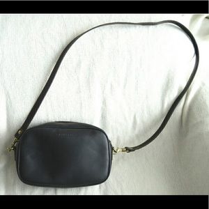 G.H Bass & Co Black Leather Crossbody Bags